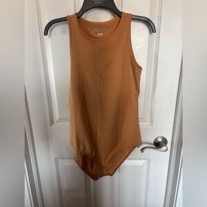 LuLaRoe Women's Camel Sleeveless Bodysuit